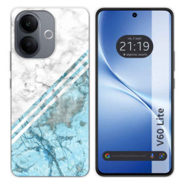 Funda Silicona para Vivo V60 Lite 5G diseño Mármol 02...