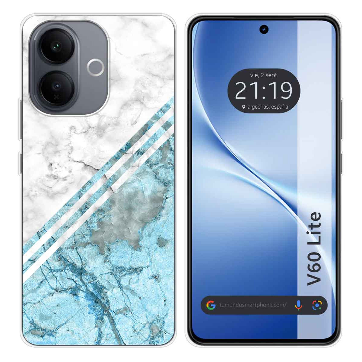 Funda Silicona para Vivo V60 Lite 5G diseño...