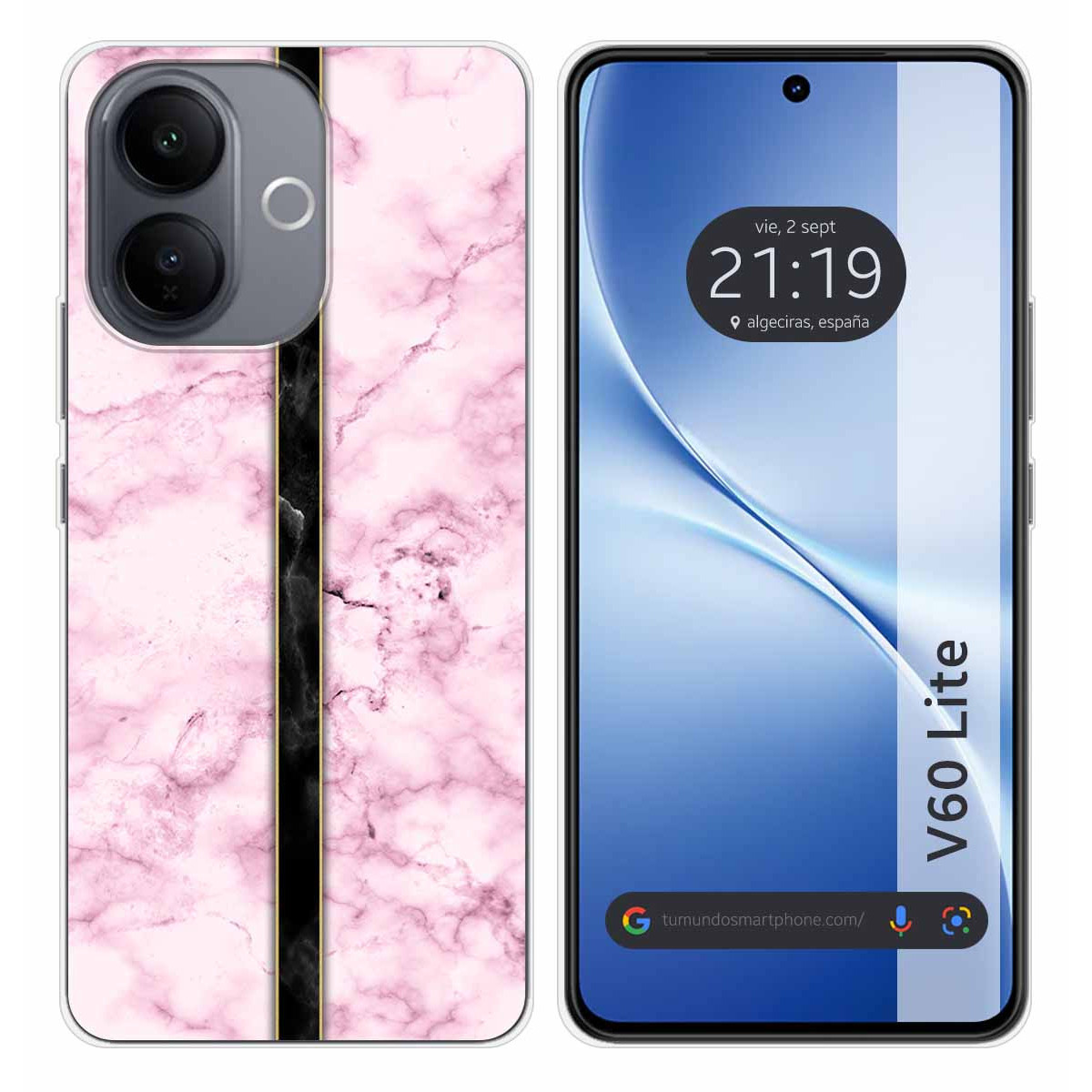 Funda Silicona para Vivo V60 Lite 5G diseño...