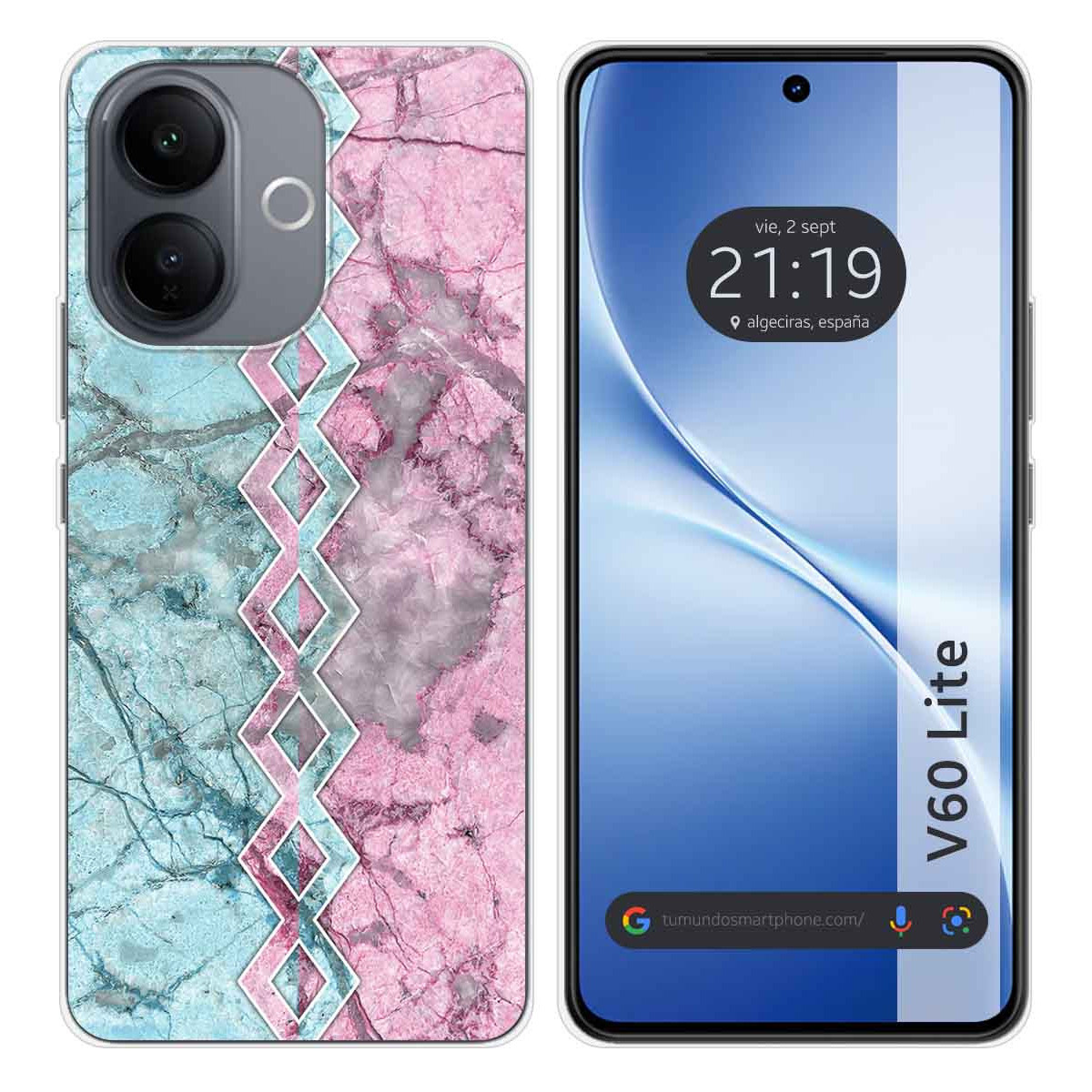 Funda Silicona para Vivo V60 Lite 5G diseño...