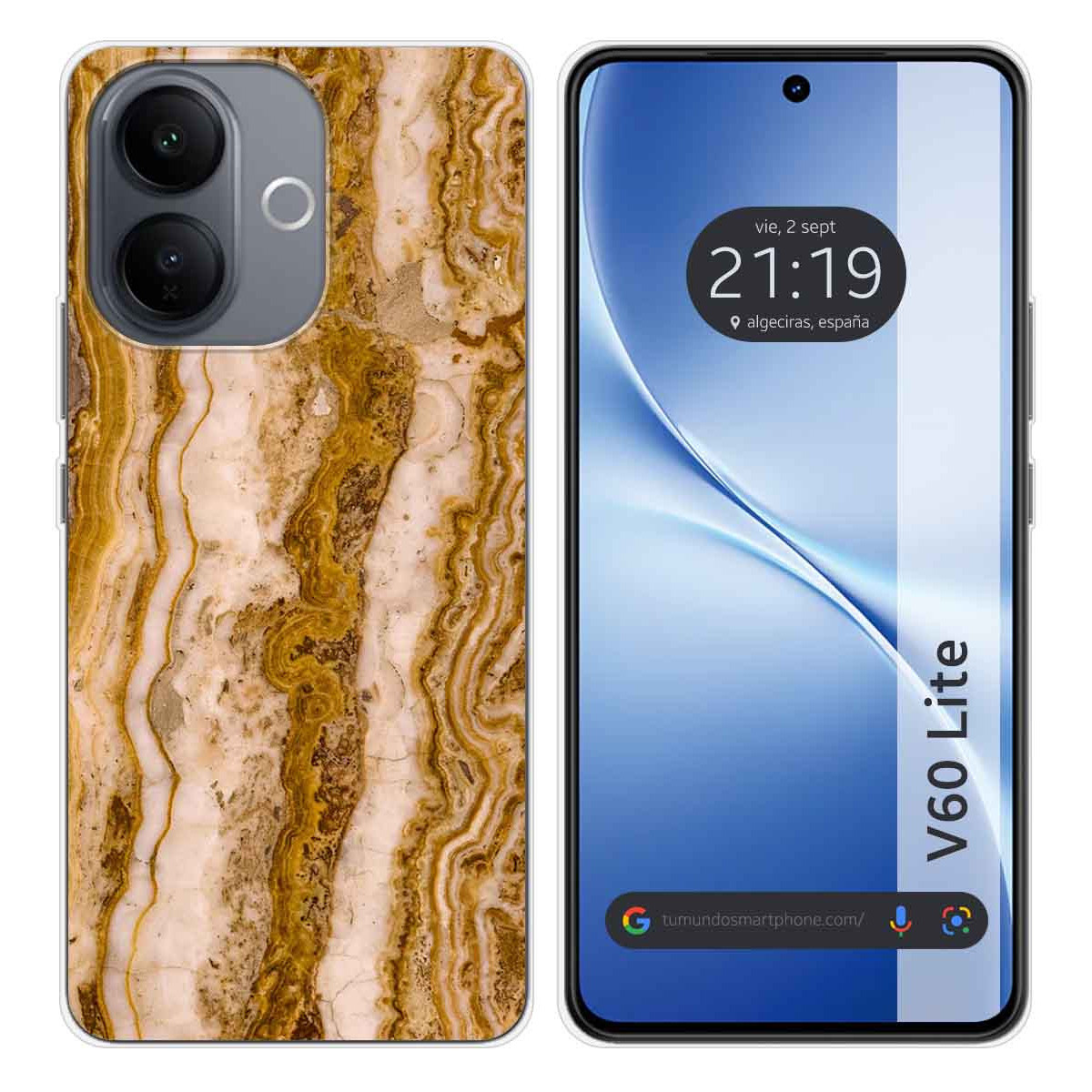 Funda Silicona para Vivo V60 Lite 5G diseño...