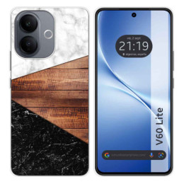 Funda Silicona para Vivo V60 Lite 5G diseño Mármol 11...