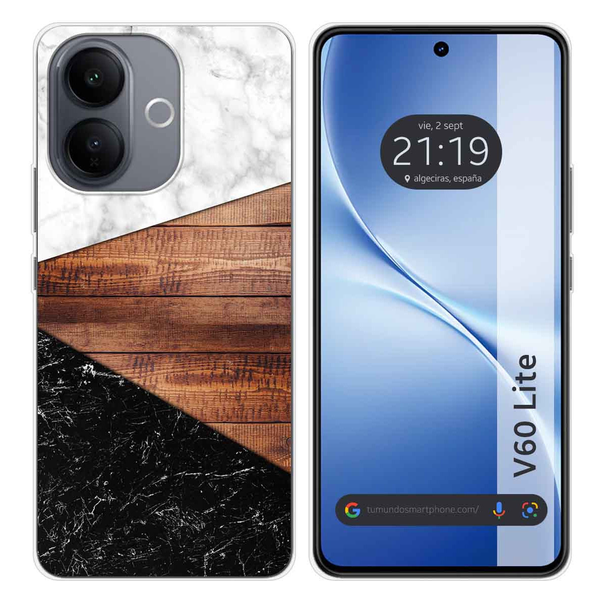 Funda Silicona para Vivo V60 Lite 5G diseño...