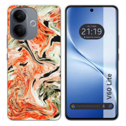 Funda Silicona para Vivo V60 Lite 5G diseño Mármol 12...