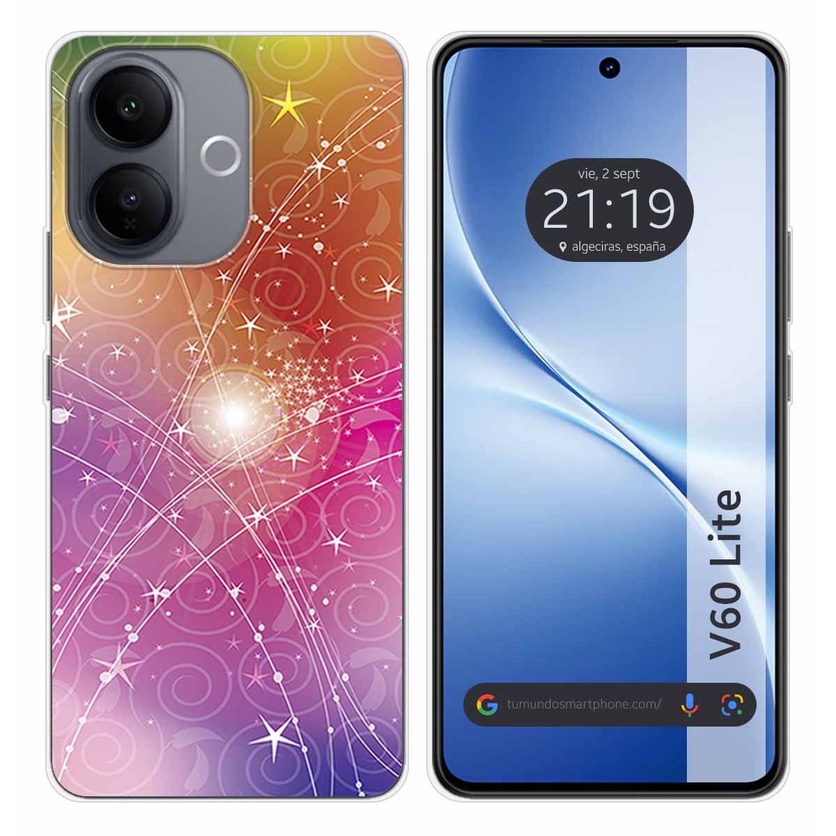 Funda Silicona para Vivo V60 Lite 5G diseño...