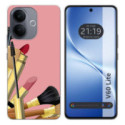 Funda Silicona para Vivo V60 Lite 5G diseño Brochas Dibujos