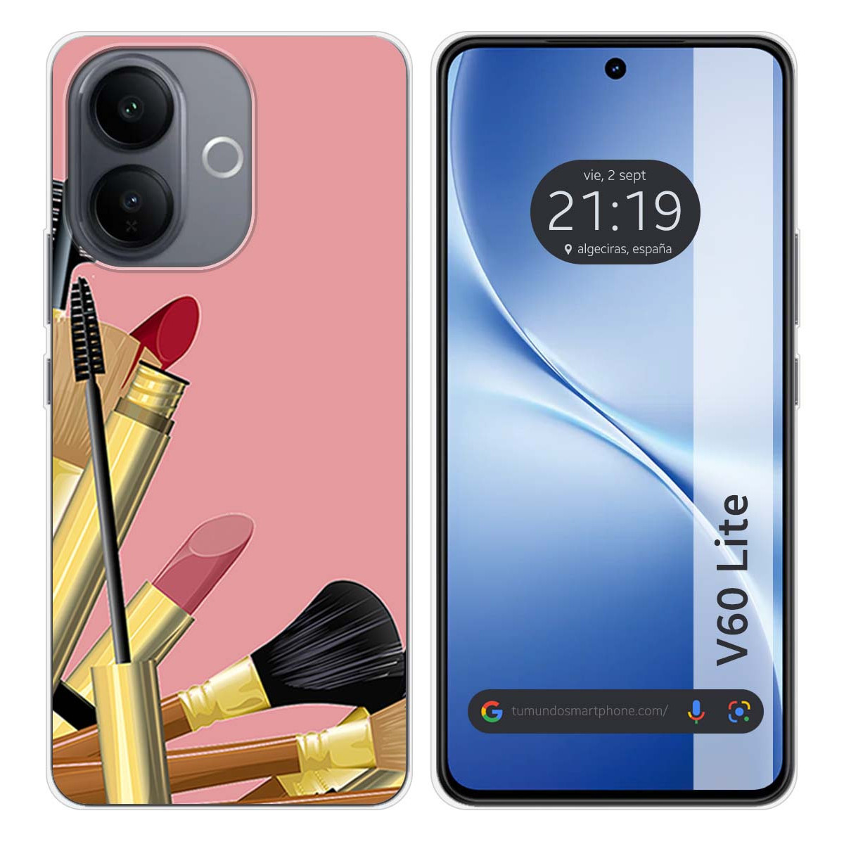 Funda Silicona para Vivo V60 Lite 5G diseño...