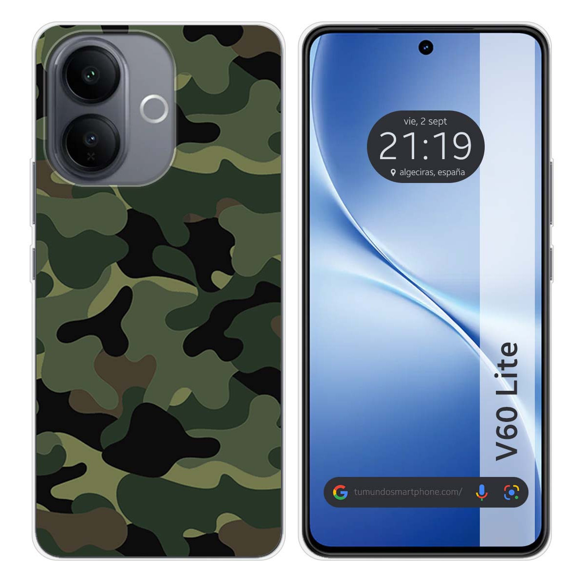 Funda Silicona para Vivo V60 Lite 5G diseño...