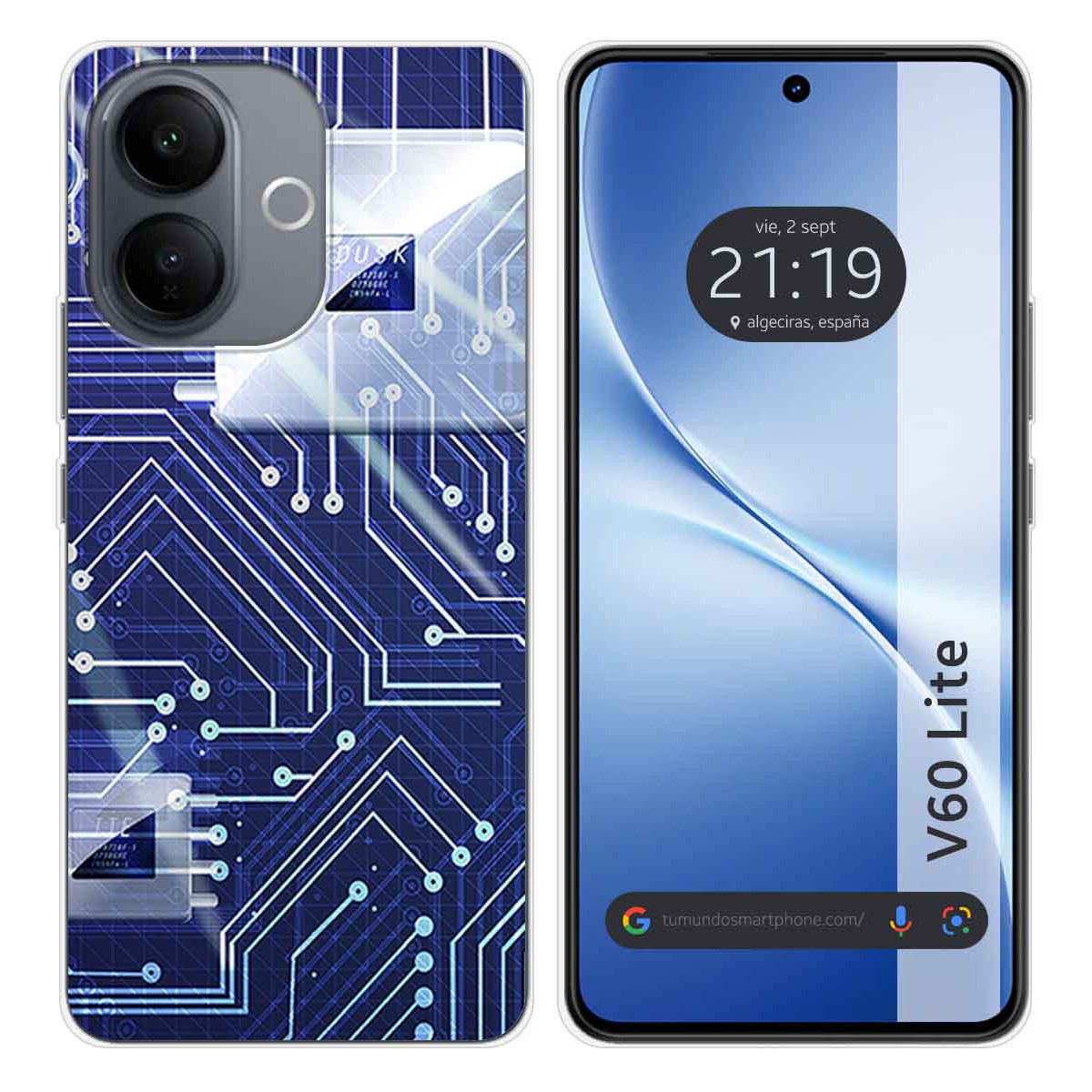 Funda Silicona para Vivo V60 Lite 5G diseño...