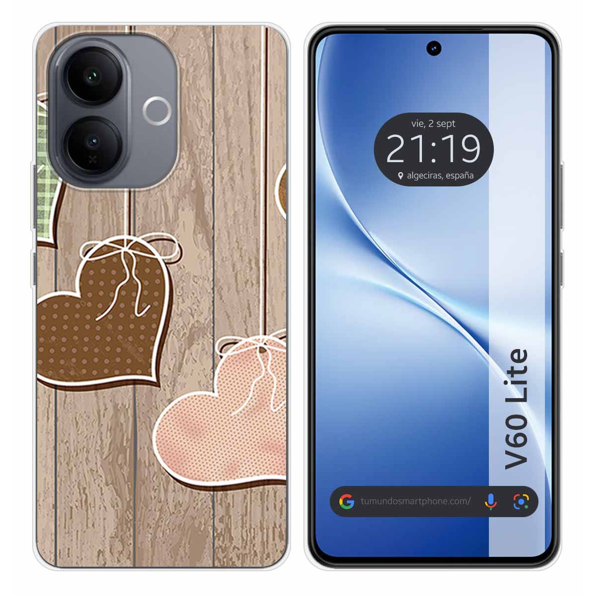Funda Silicona para Vivo V60 Lite 5G diseño...