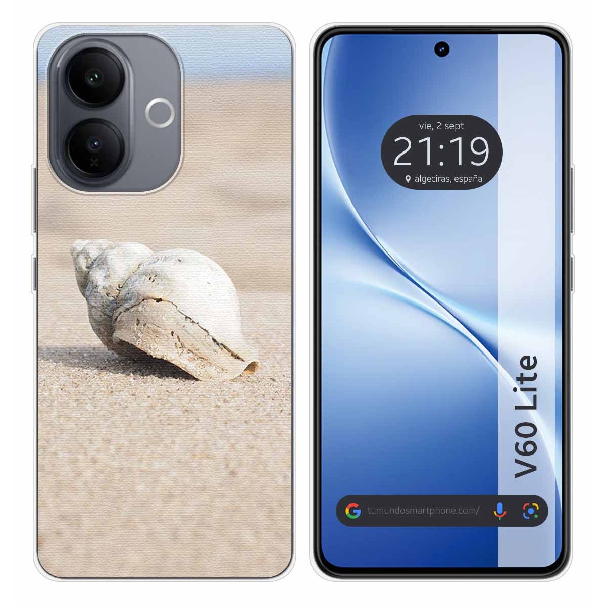 Funda Silicona para Vivo V60 Lite 5G diseño...
