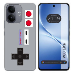 Funda Silicona para Vivo V60 Lite 5G diseño Consola Dibujos