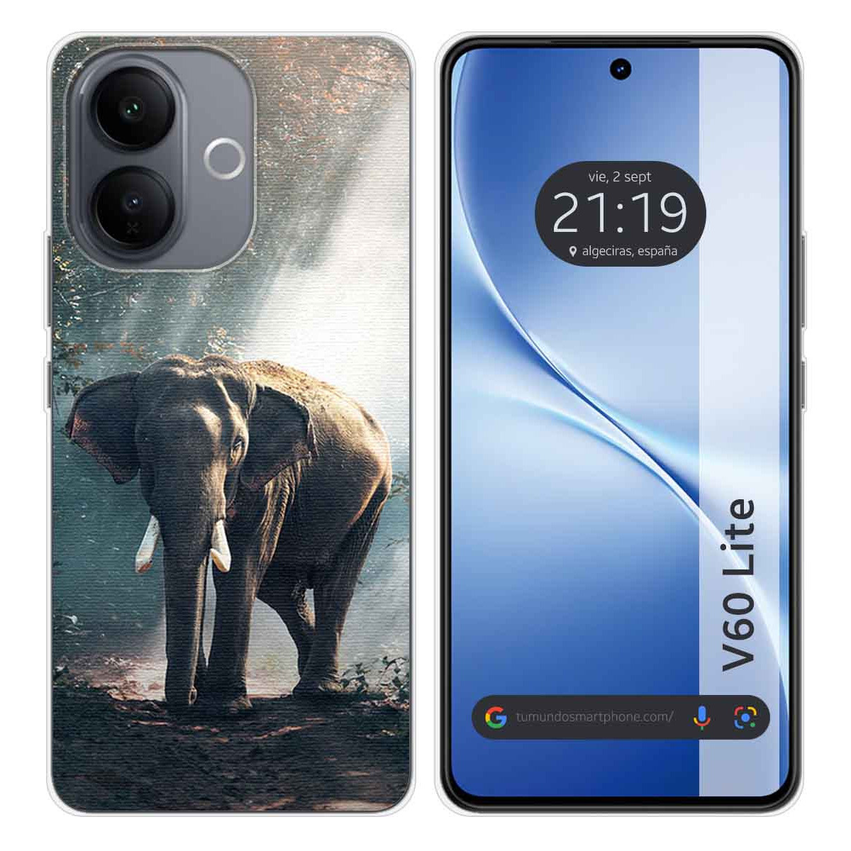 Funda Silicona para Vivo V60 Lite 5G diseño...