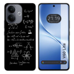 Funda Silicona para Vivo V60 Lite 5G diseño Formulas Dibujos
