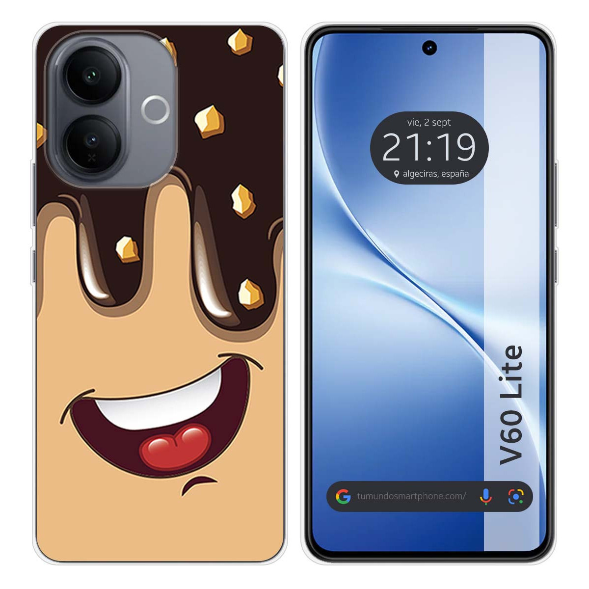 Funda Silicona para Vivo V60 Lite 5G diseño...