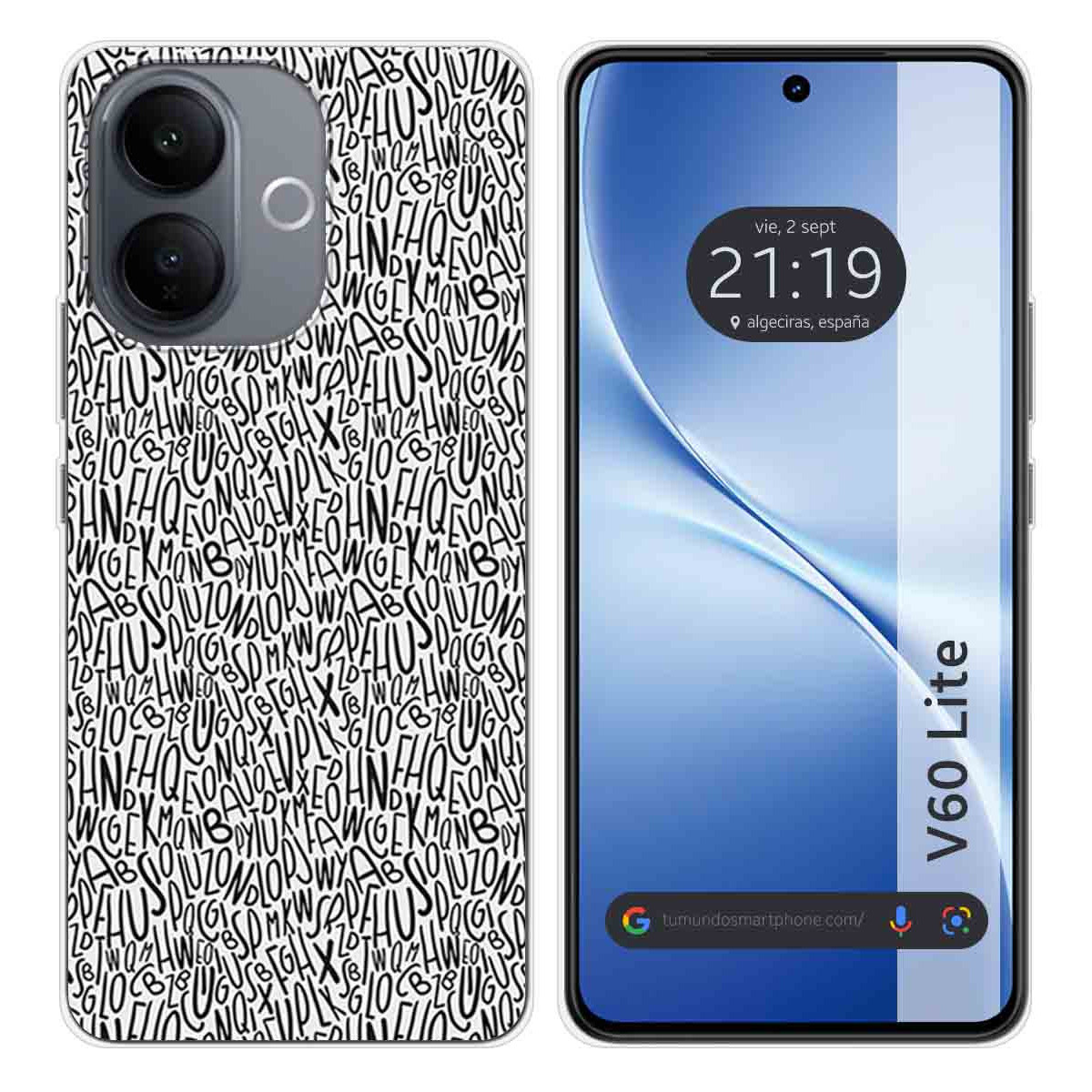 Funda Silicona para Vivo V60 Lite 5G diseño...