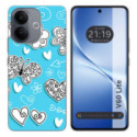 Funda Silicona para Vivo V60 Lite 5G diseño Mariposas Dibujos