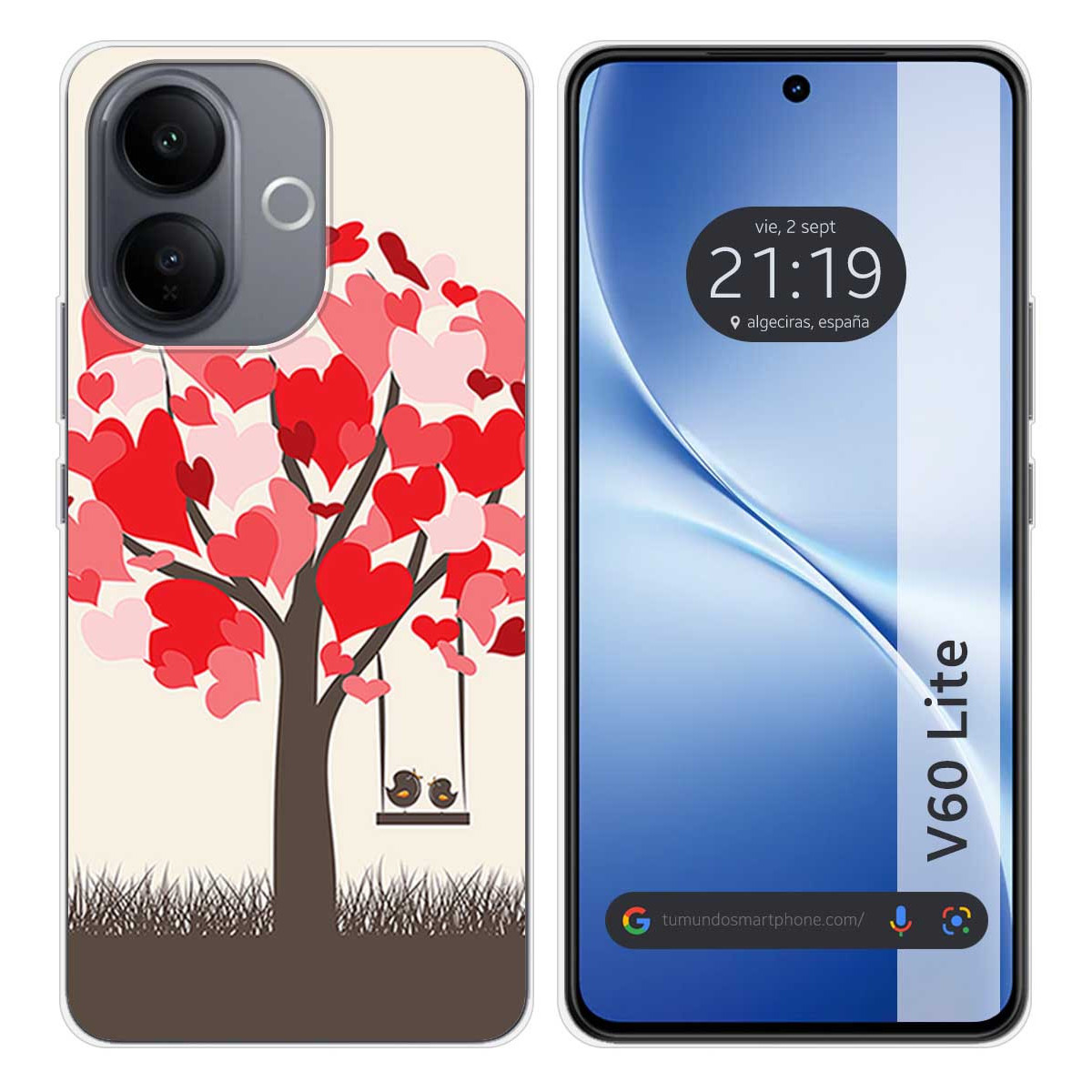 Funda Silicona para Vivo V60 Lite 5G diseño...