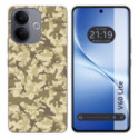 Funda Silicona para Vivo V60 Lite 5G diseño Sand Camuflaje Dibujos
