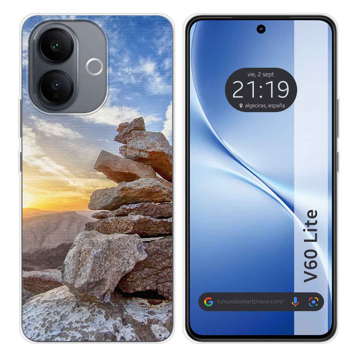 Funda Silicona para Vivo V60 Lite 5G diseño...