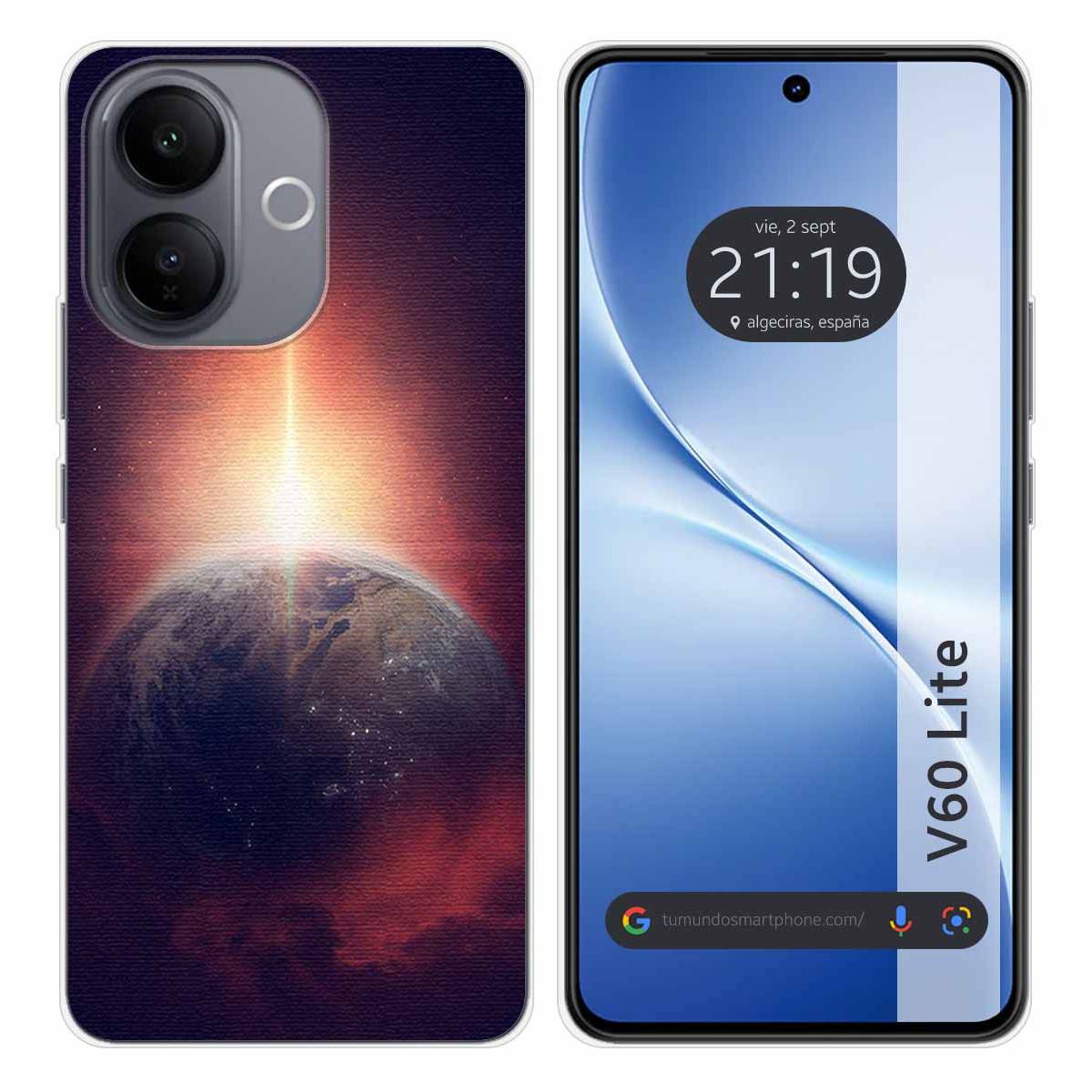 Funda Silicona para Vivo V60 Lite 5G diseño...