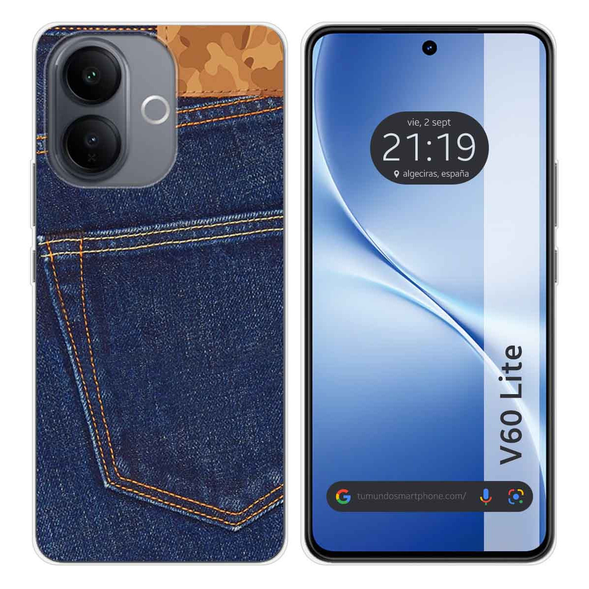 Funda Silicona para Vivo V60 Lite 5G diseño...