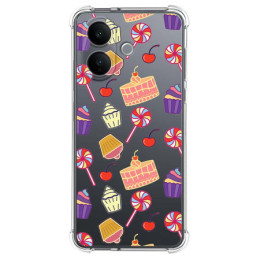 Funda Silicona Antigolpes para Vivo V60 Lite 5G diseño...