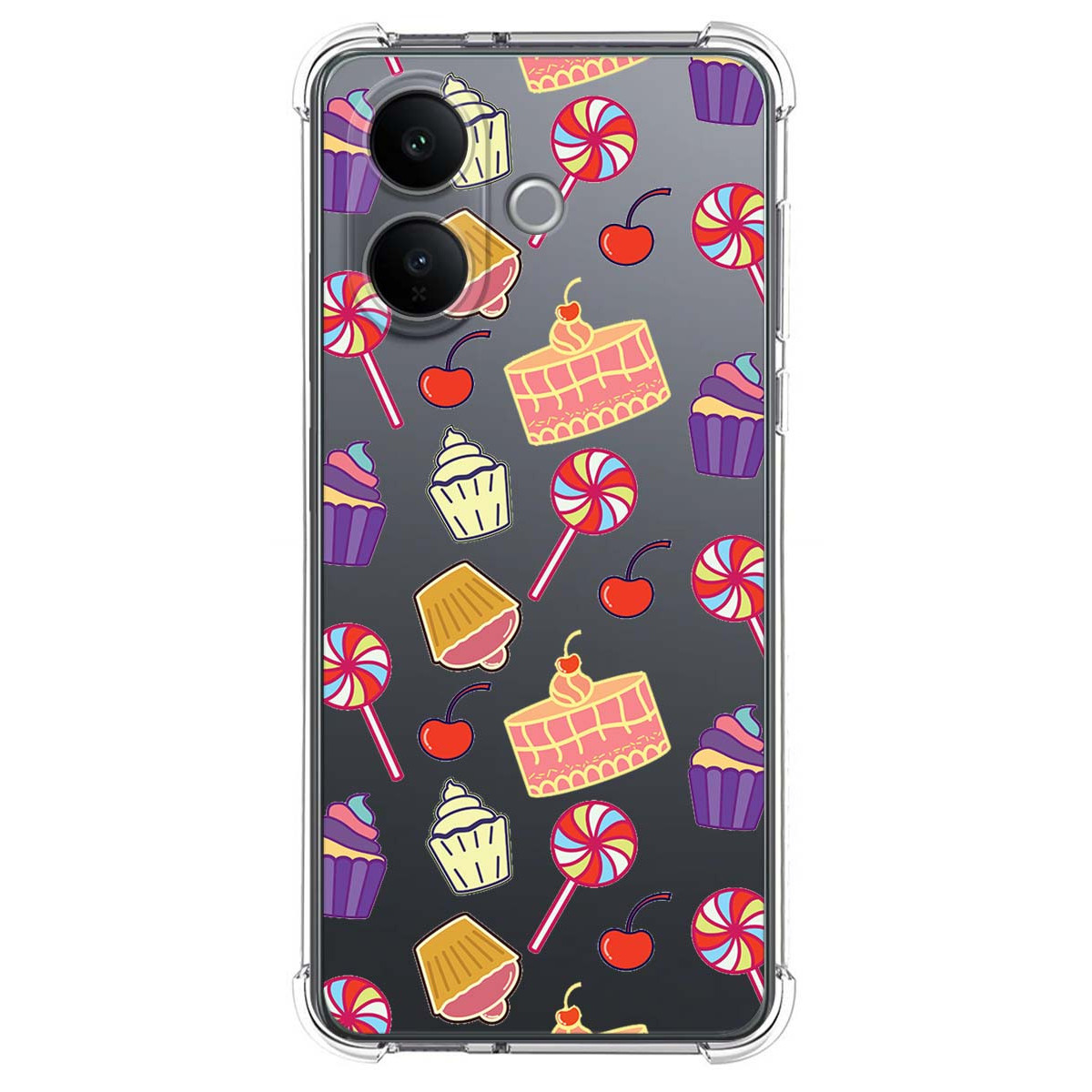 Funda Silicona Antigolpes para Vivo V60 Lite 5G...