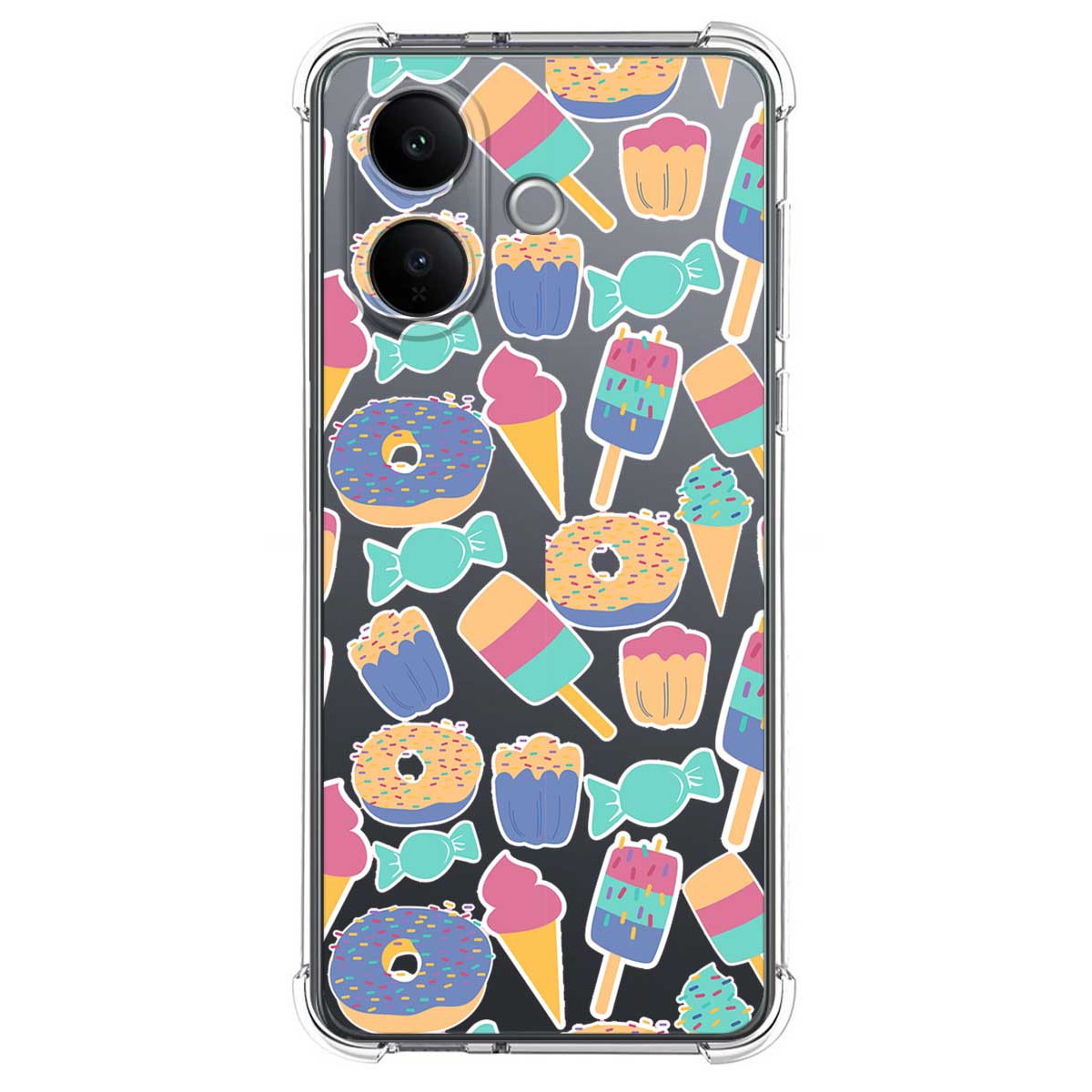 Funda Silicona Antigolpes para Vivo V60 Lite 5G...