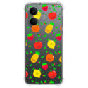 Funda Silicona Antigolpes para Vivo V60 Lite 5G diseño Frutas 01 Dibujos