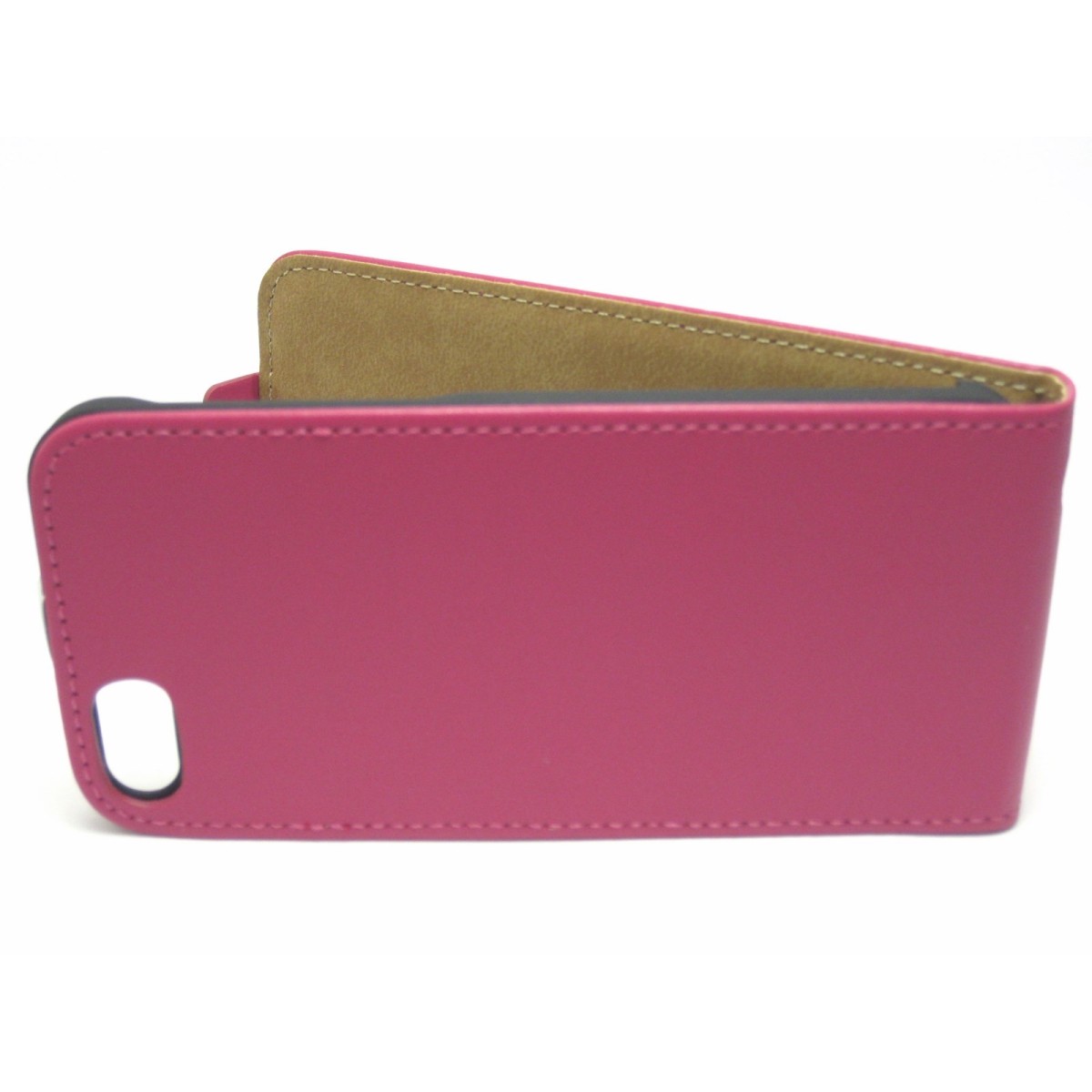Funda Piel Premium Ultra-Slim Iphone 5C Rosa / Fucsia