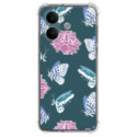 Funda Silicona Antigolpes para Vivo V60 Lite 5G diseño Flores 10 Dibujos