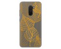 Funda Gel Transparente para Xiaomi Pocophone F1 Diseño Hojas Dibujos