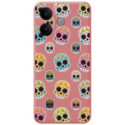 Funda Silicona Líquida Rosa para Vivo V60 Lite 5G diseño Catrina Dibujos