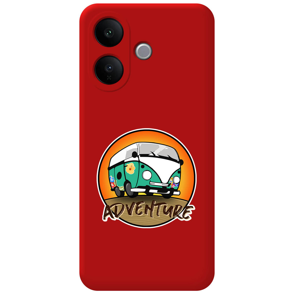 Funda Silicona Líquida Roja para Vivo V60 Lite...