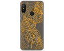 Funda Gel Transparente para Xiaomi Redmi 6 Pro / Mi A2 Lite Diseño Hojas Dibujos