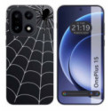 Funda Silicona Transparente para OnePlus 15 5G diseño Araña Dibujos
