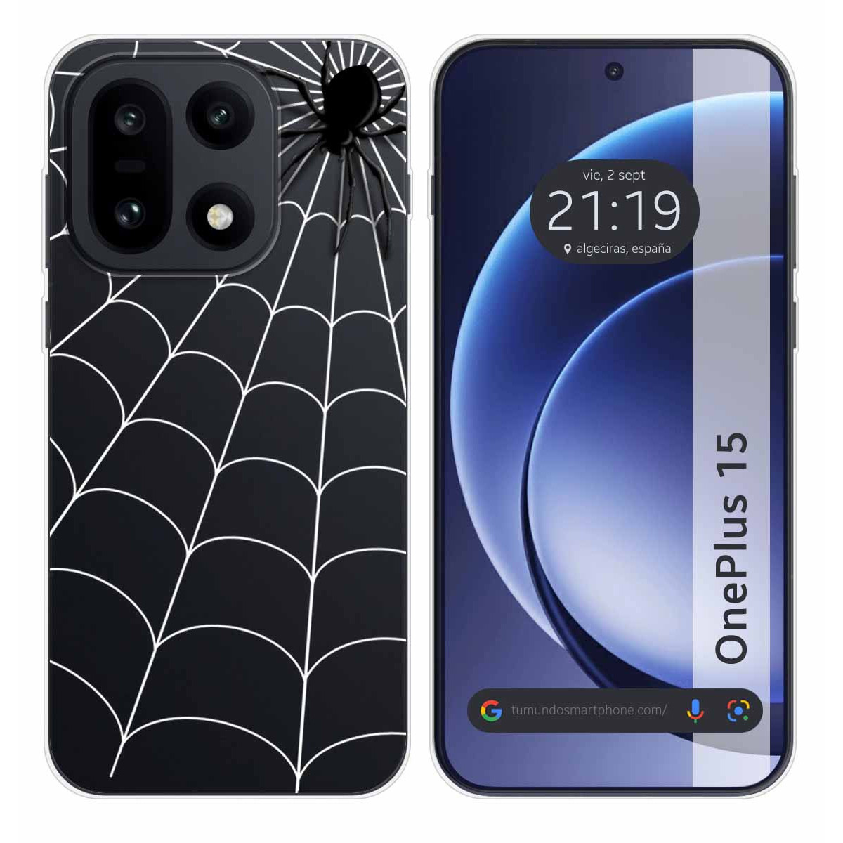 Funda Silicona Transparente para OnePlus 15 5G...