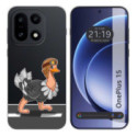 Funda Silicona Transparente para OnePlus 15 5G diseño Avestruz Dibujos