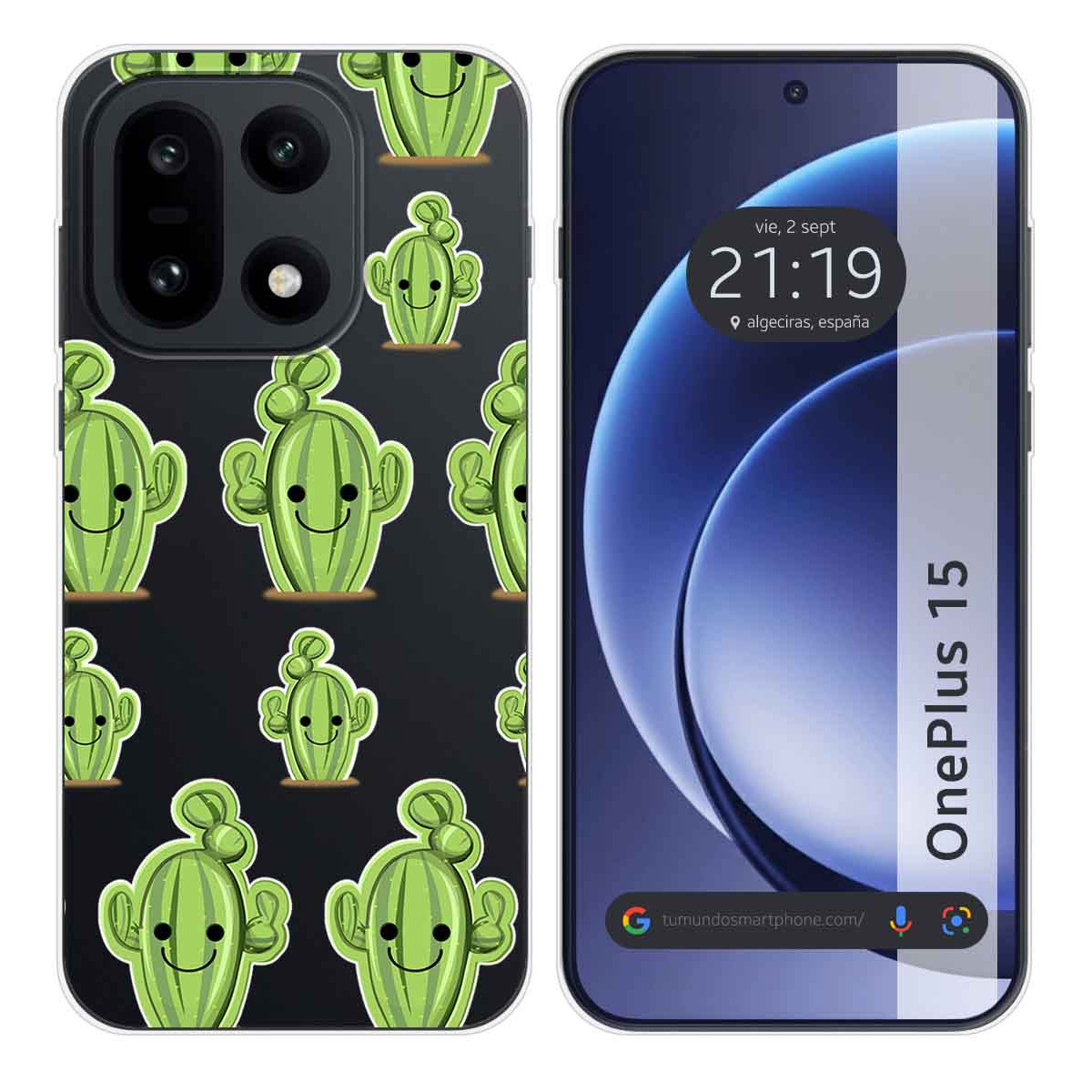 Funda Silicona Transparente para OnePlus 15 5G...