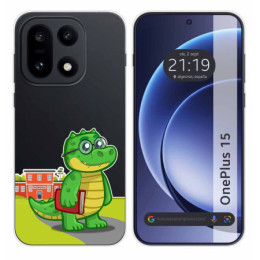 Funda Silicona Transparente para OnePlus 15 5G diseño...