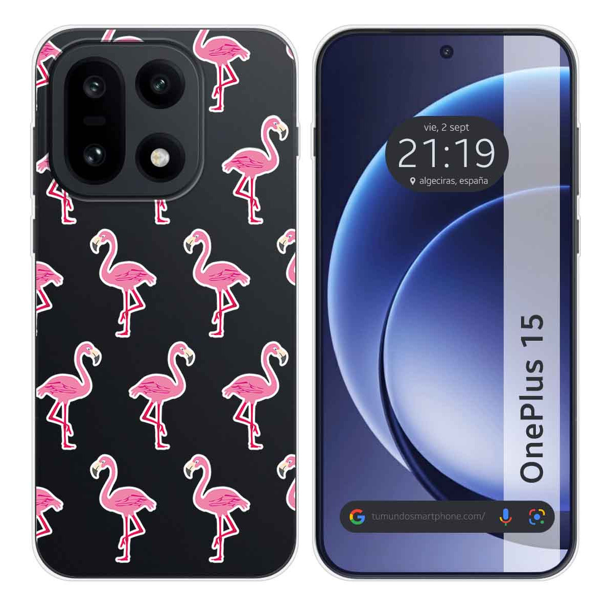 Funda Silicona Transparente para OnePlus 15 5G...