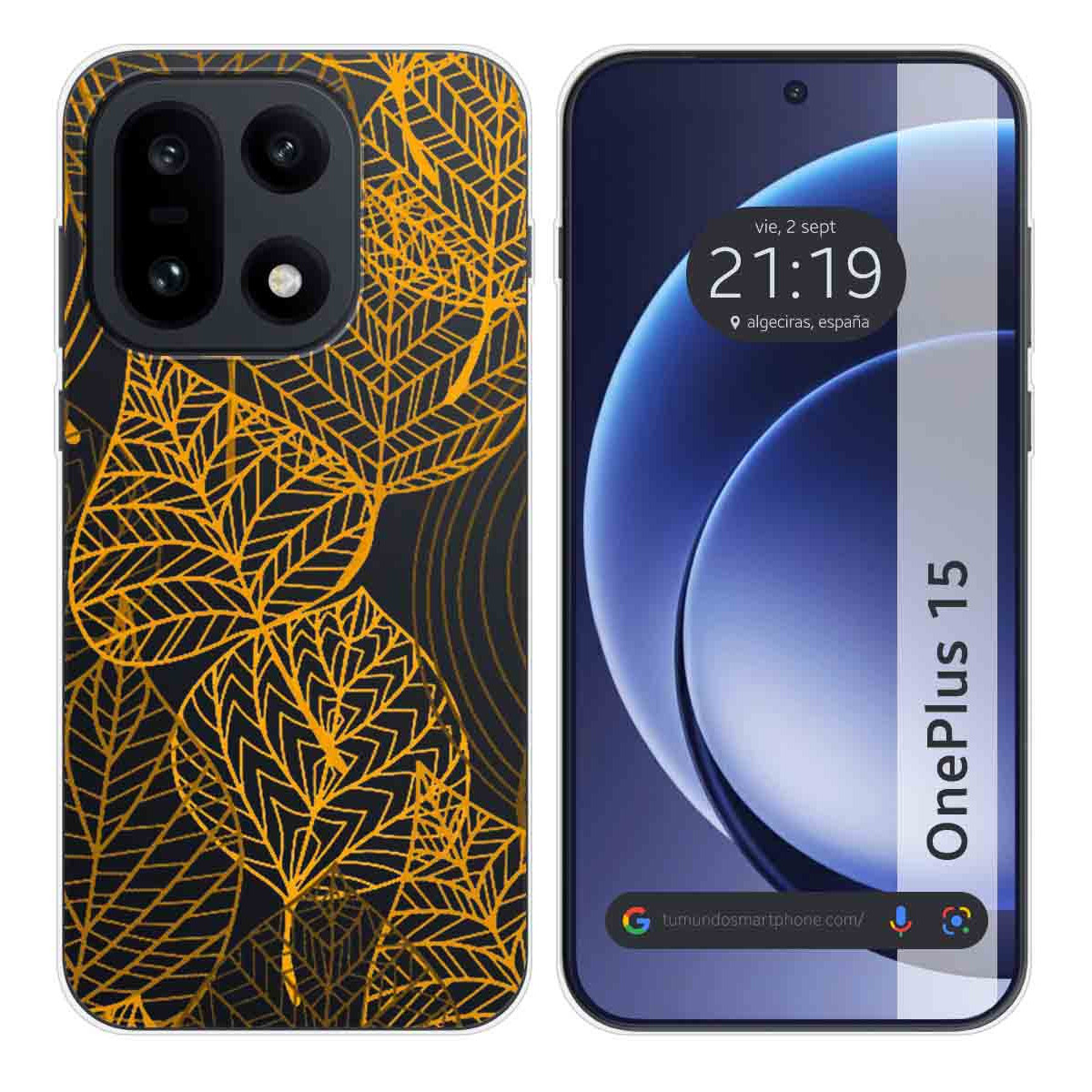 Funda Silicona Transparente para OnePlus 15 5G...