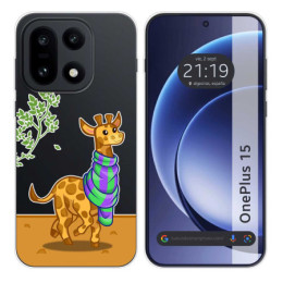 Funda Silicona Transparente para OnePlus 15 5G diseño...