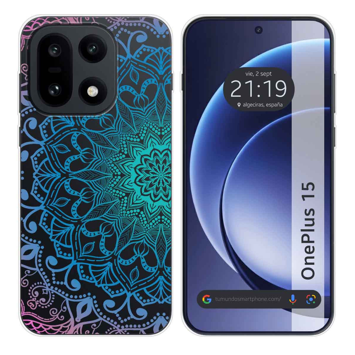 Funda Silicona Transparente para OnePlus 15 5G...