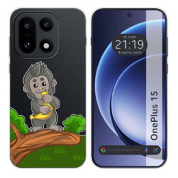 Funda Silicona Transparente para OnePlus 15 5G diseño...