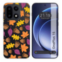 Funda Silicona Transparente para OnePlus 15 5G diseño Otoño Dibujos