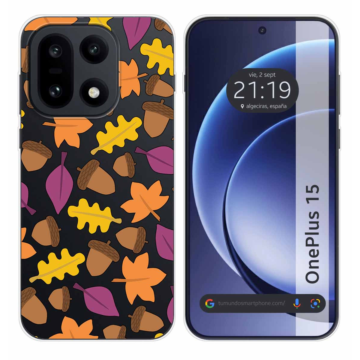 Funda Silicona Transparente para OnePlus 15 5G...