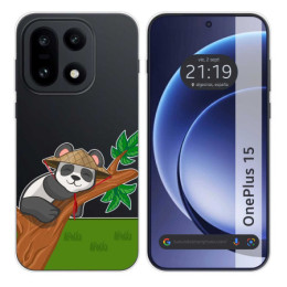 Funda Silicona Transparente para OnePlus 15 5G diseño...