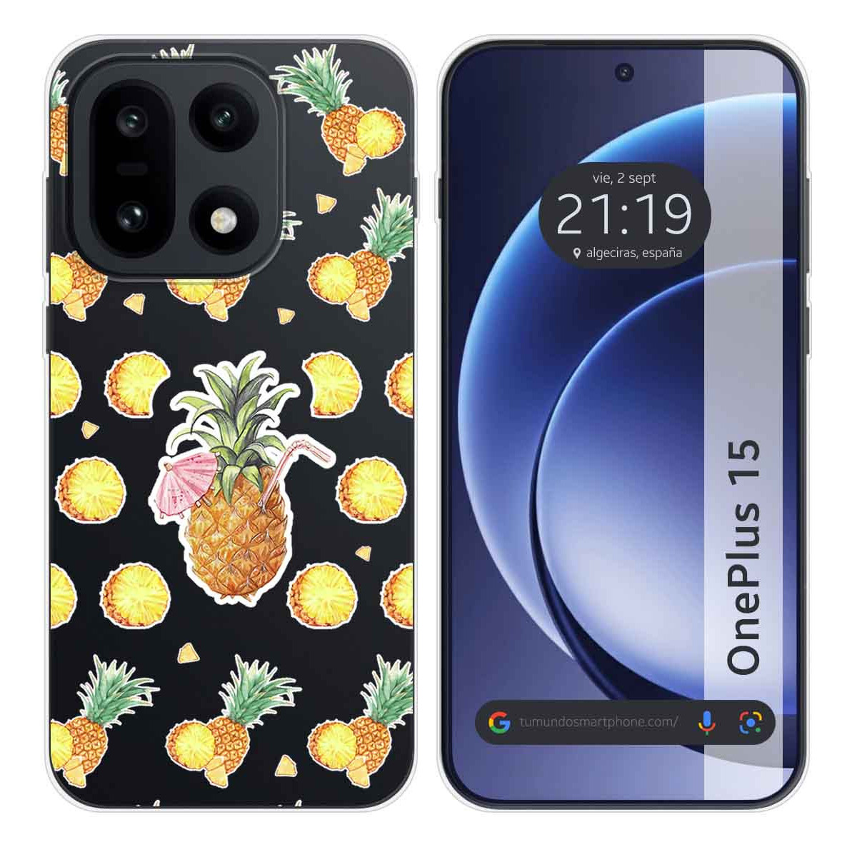 Funda Silicona Transparente para OnePlus 15 5G...